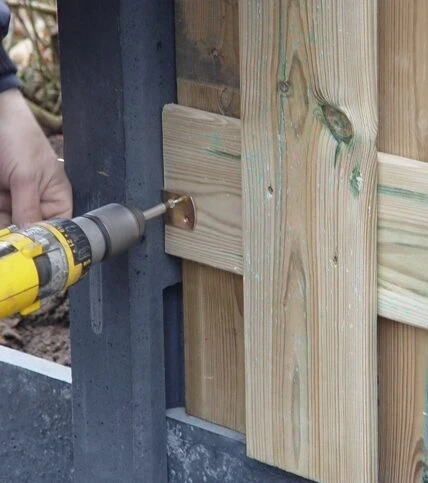 21-planks schutting samenstellen